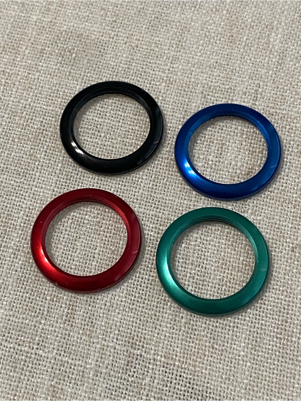 Gucci Bezels Set For Vintage Bracelet/Bangle Watch Red Blue Black Green